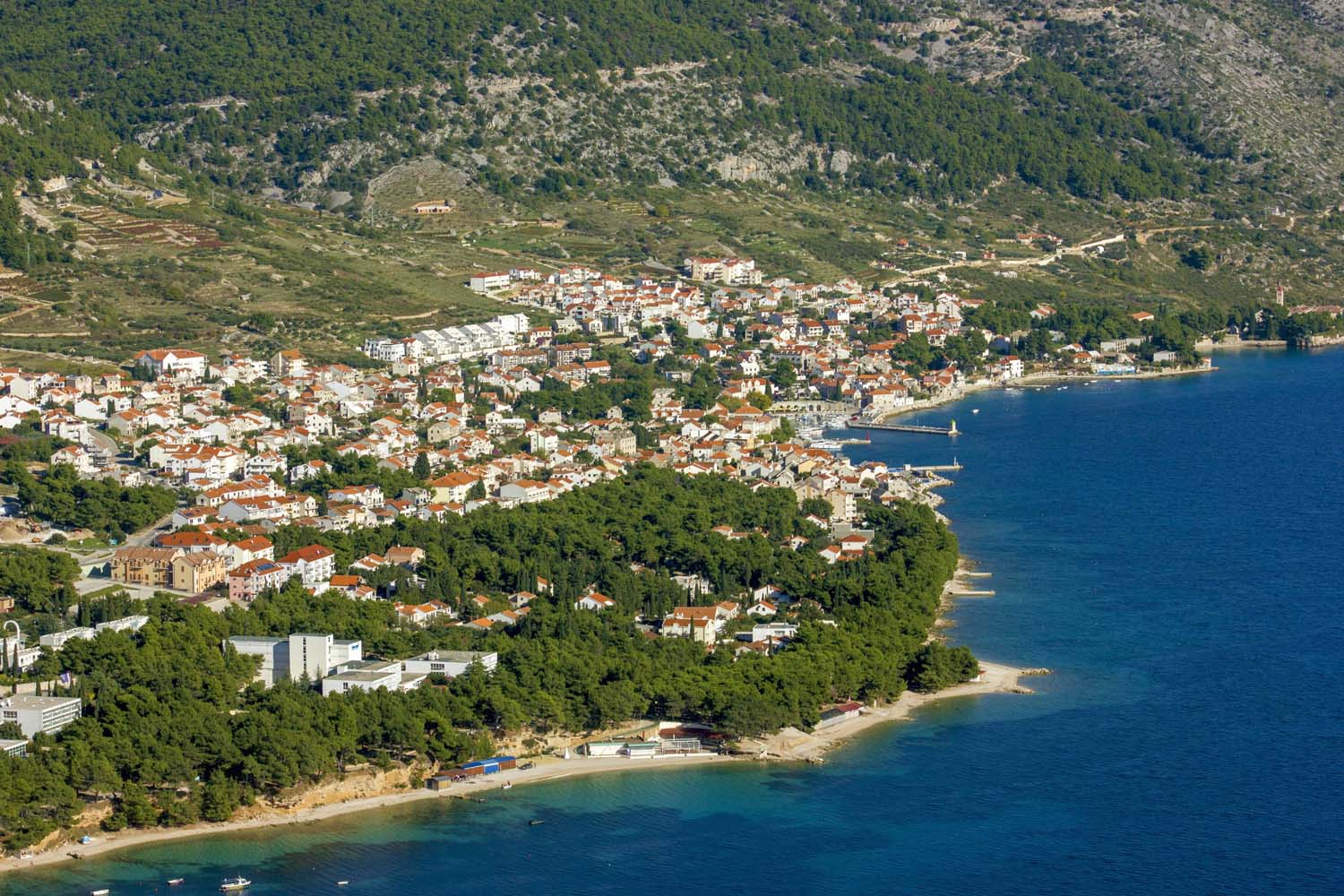 Brac Island Hiking Tour, Bol town, Croatia