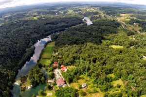Hotel by the river, adventure tours Croatia