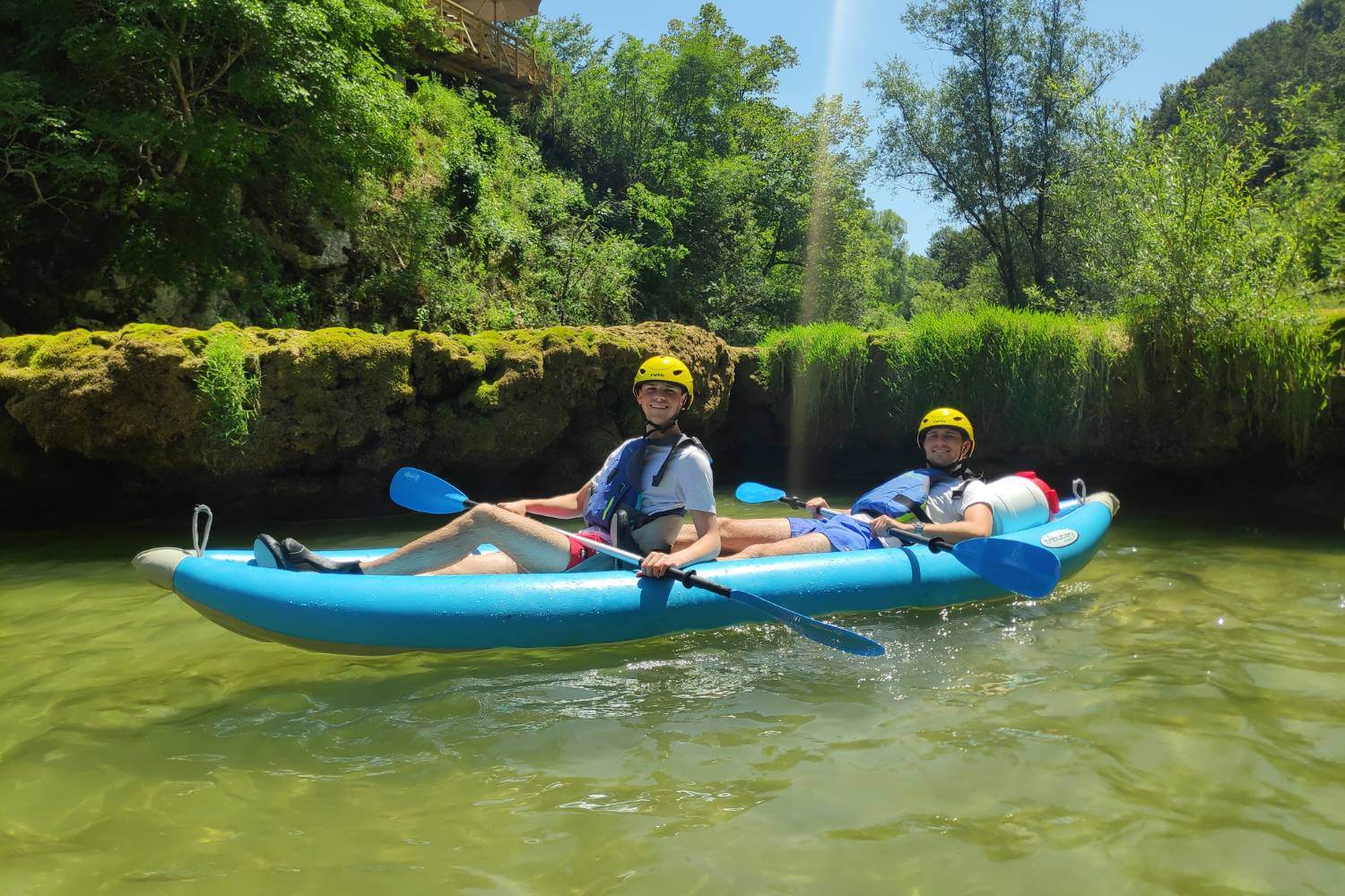 kayaking on mreznica river